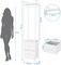 White Heavy Duty Garment Rack with 2 Fabric Drawers | 3-in-1 Freestanding Clothing Organizer | 80lb Capacity Steel Frame & X-Brace Stability